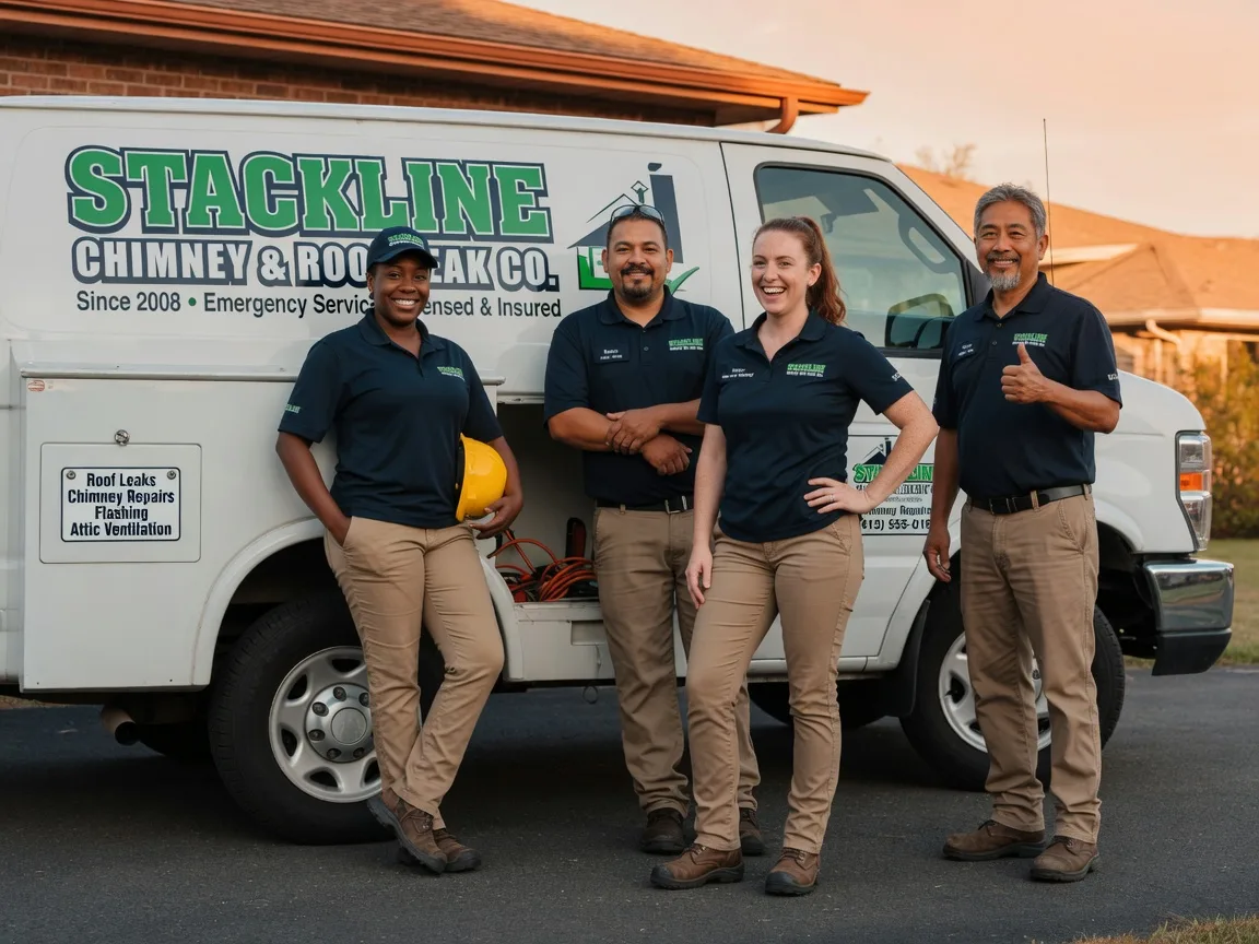 Chimney flashing repair company in Geff, IL